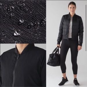 Lululemon Non-Stop Reversible Bomber Jacket in Black